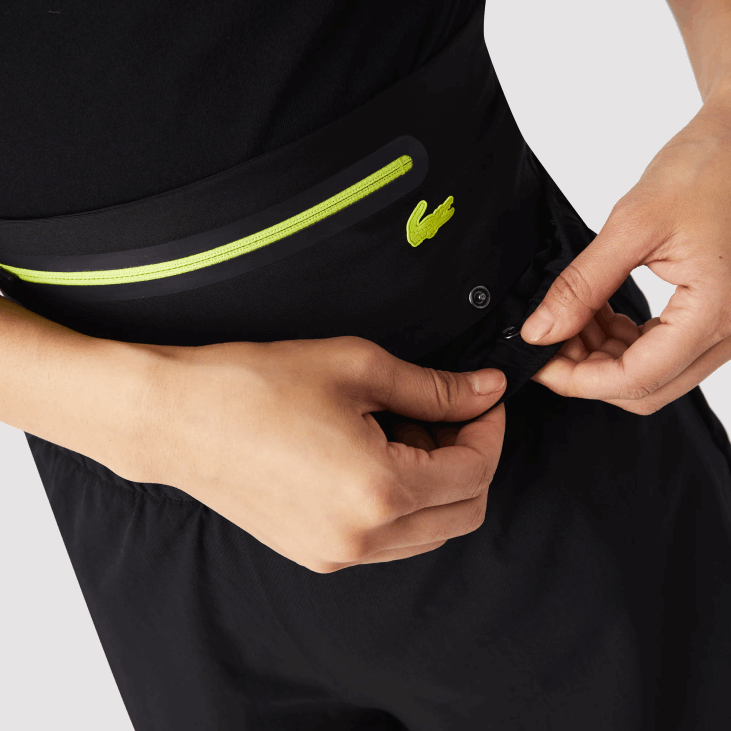 Жене спортски шортс са каишем који се може скинути 86882644 црна ц31 Lacoste