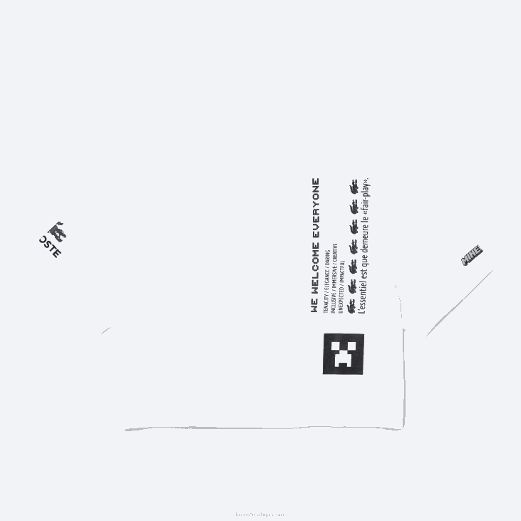 Жене ливе к минецрафт кратка мајица од органског памука 86882605 бела 001 Lacoste