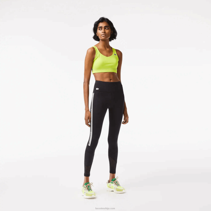 Жене хеланке са спортским логотипом 86882402 црна 8вм Lacoste