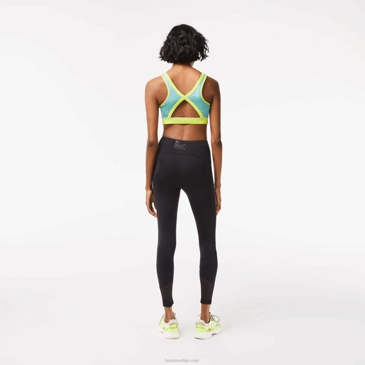 Жене хеланке са спортским логотипом 86882402 црна 8вм Lacoste