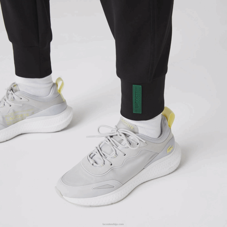 Жене памучне панталоне 86882404 црна 031 Lacoste