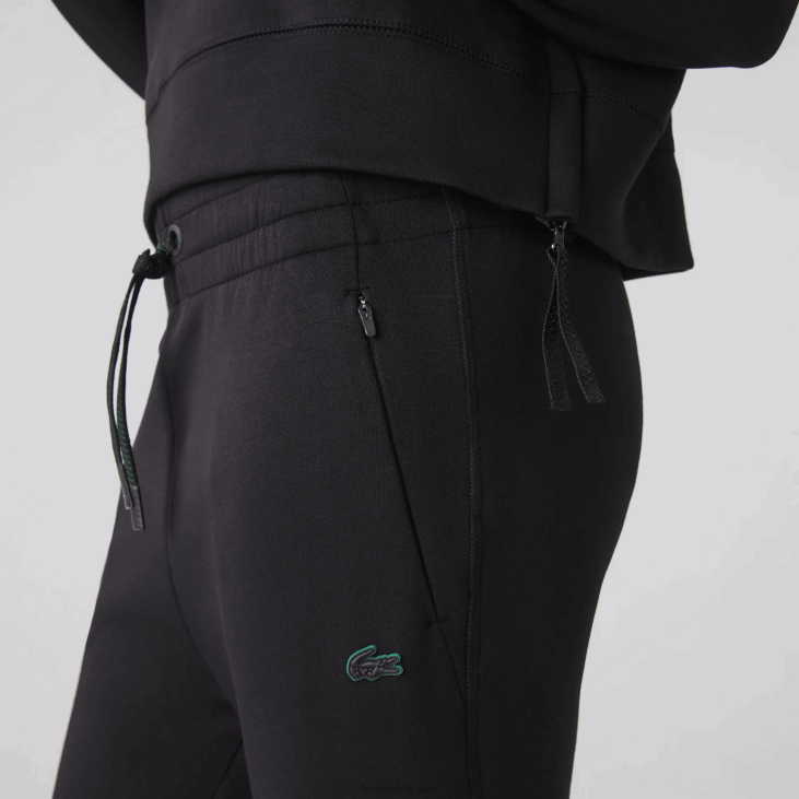 Жене памучне панталоне 86882404 црна 031 Lacoste