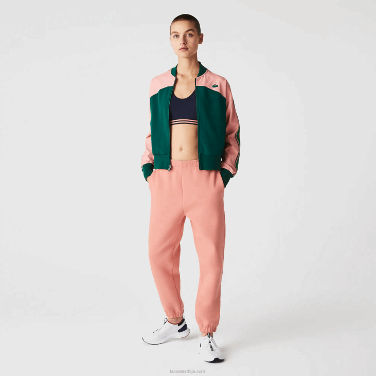 Жене џогери од мешаног памука 86882424 розе 5мм Lacoste