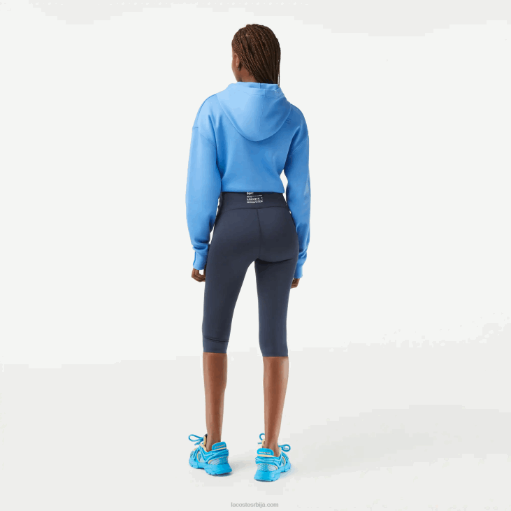 Жене спортске обичне урезане хеланке 86882425 блуе кке Lacoste