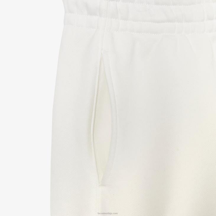 Жене лацосте к гооп памучне панталоне од флиса 86882665 бела 70в