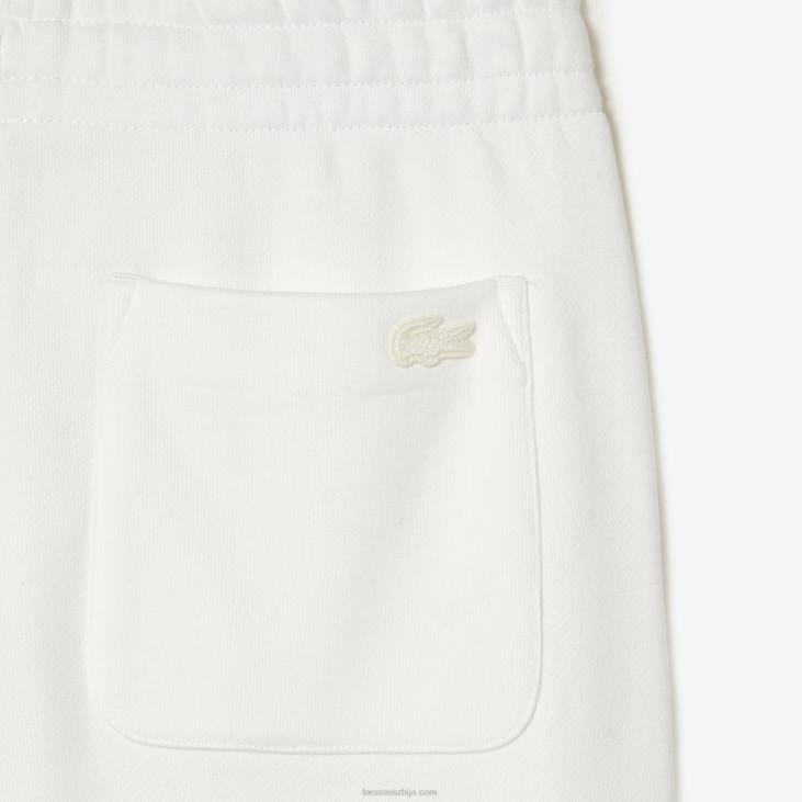 Жене лацосте к гооп памучне панталоне од флиса 86882665 бела 70в