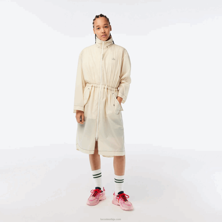 Жене 2-у-1 водоодбојна парка са капуљачом 86882441 вхите кфј Lacoste