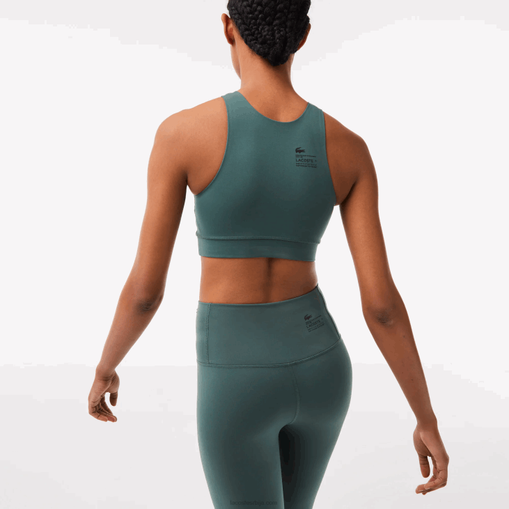 Жене бешавни спортски грудњак 86882549 зелена 5хк Lacoste