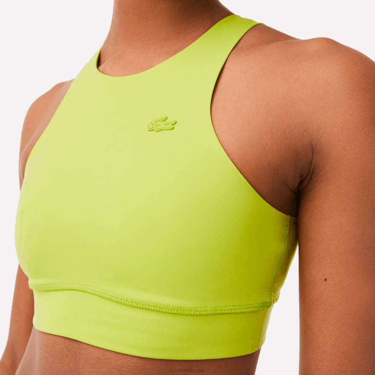 Жене бешавни спортски грудњак 86882550 жута 90в Lacoste