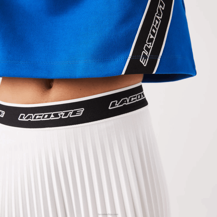 Жене плисирана сукња у струку 86882353 бела 70в Lacoste