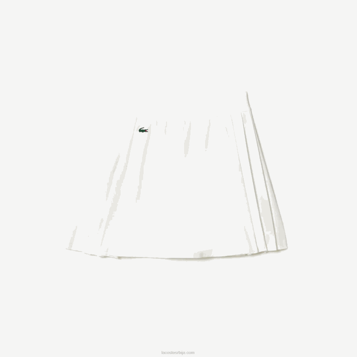 Жене спортска уграђена кратка голф сукња 86882419 бела нив Lacoste