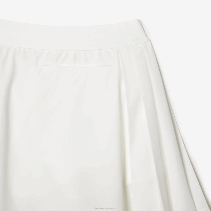 Жене спортска уграђена кратка голф сукња 86882419 бела нив Lacoste