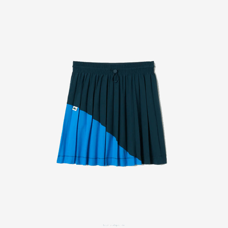 Жене плисирана сукња од најлона у боји 86882595 блуе лух Lacoste