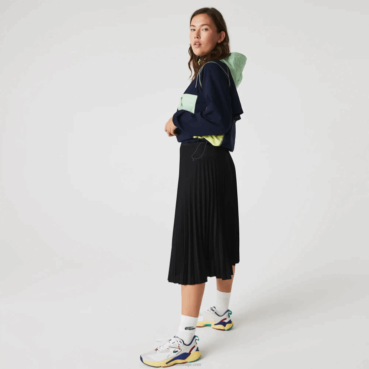 Жене плисирана сукња са еластичним струком 86882601 црна 031 Lacoste