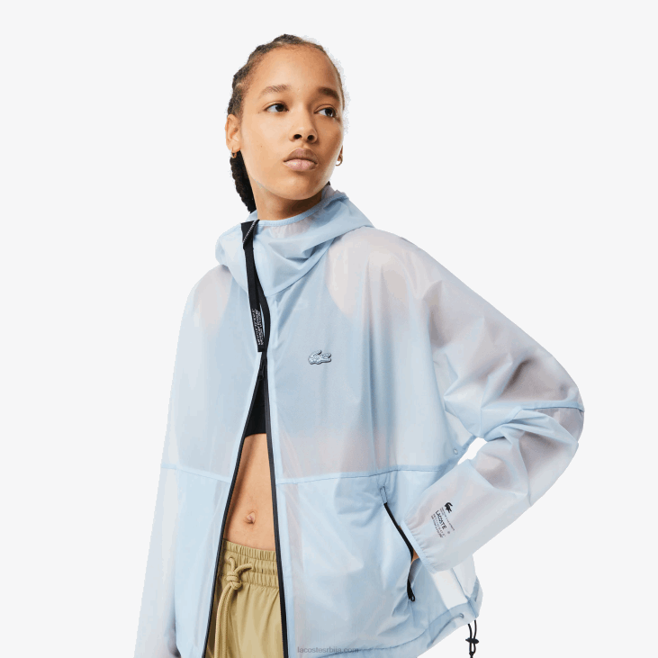 Жене провидна ветровка 86882433 блуе фие Lacoste