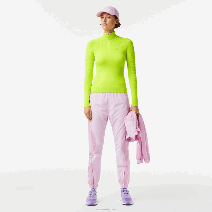 Жене џемпер са рајсфершлусом 86882645 жута 90в Lacoste