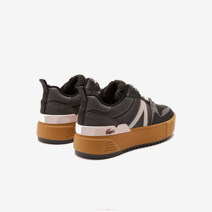 Жене л002 зимске кожне ципеле на отвореном 86882728 црно розе 1ј1 Lacoste