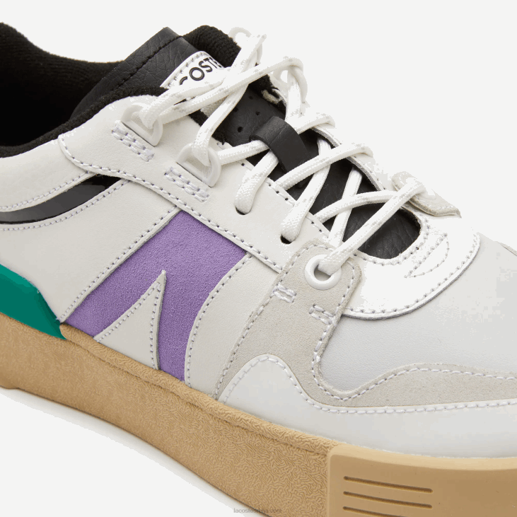 Жене л002 кожне и антилоп патике у боји 86882741 бела/зелена 082 Lacoste