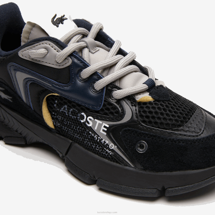 Жене л003 нео текстилне патике 86882676 црна морнарица 075 Lacoste