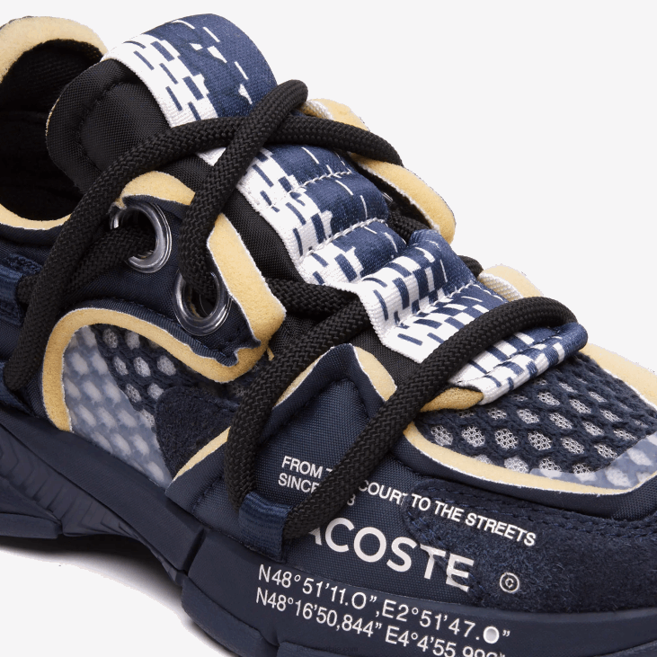 Жене л003 активне текстилне патике за писту 86882690 морнарица нб0 Lacoste