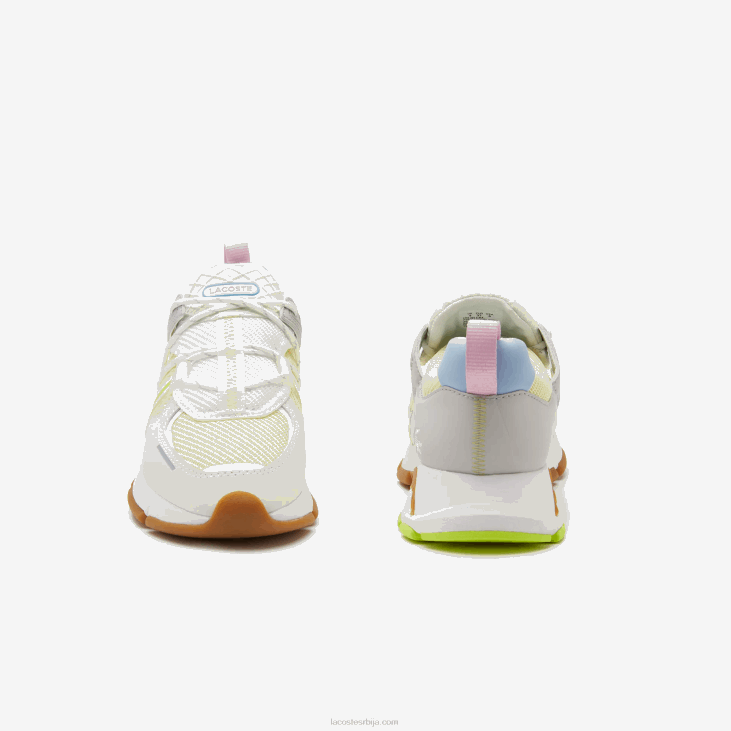 Жене л003 текстилне цолор-блок патике 86882753 бела/плава 080 Lacoste