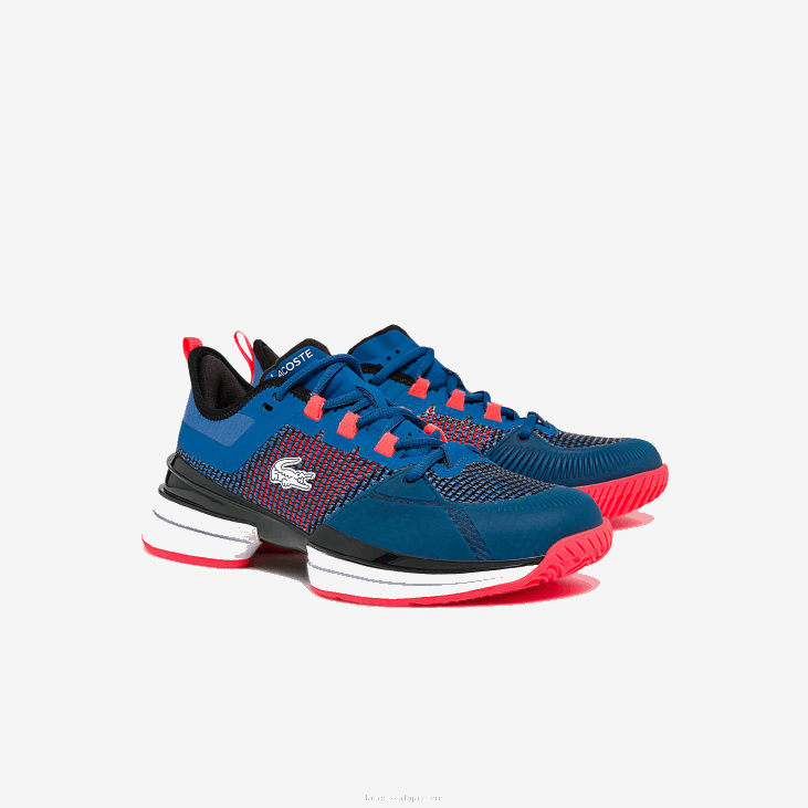 Жене аг-лт21 ултра текстилне тенисице 86882745 плаво бела 221 Lacoste