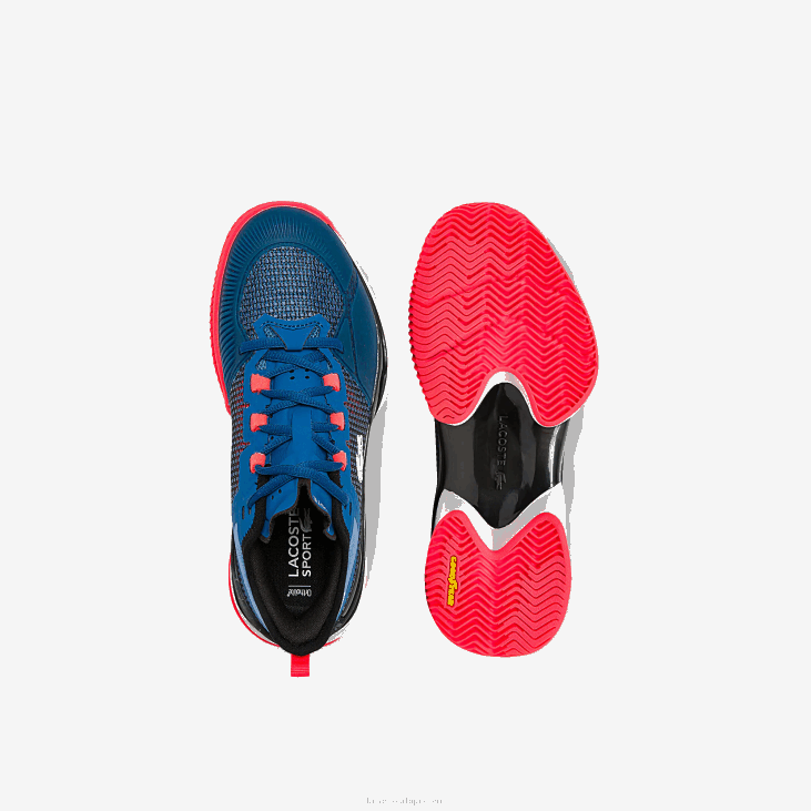 Жене аг-лт21 ултра текстилне тенисице 86882745 плаво бела 221 Lacoste