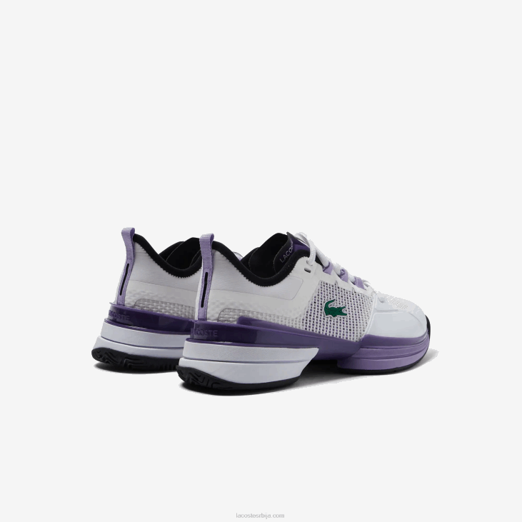 Жене аг-лт21 ултра текстилне тенисице 86882756 бела и љубичаста з54 Lacoste