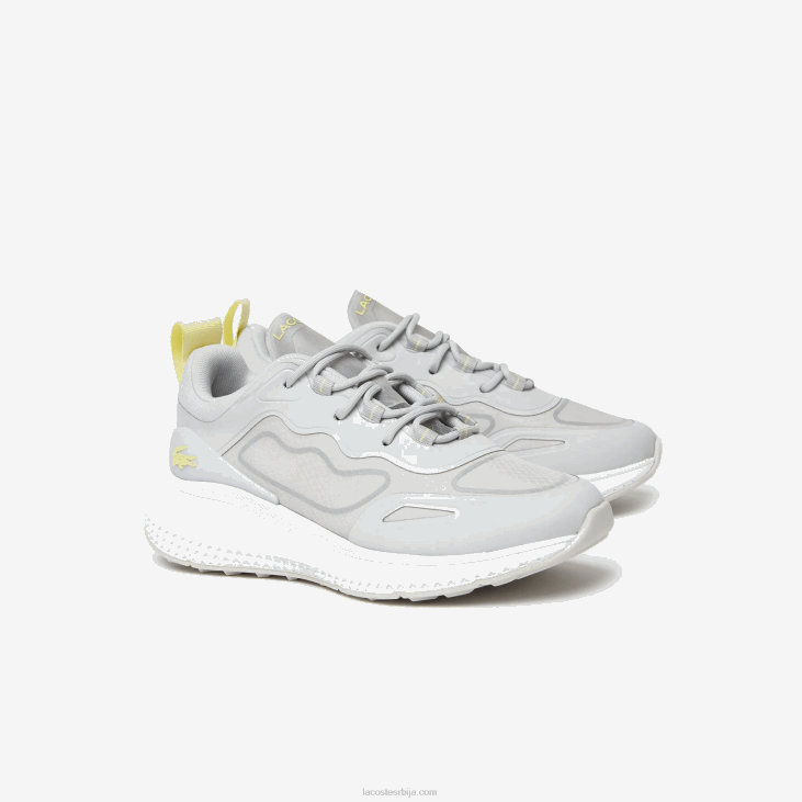 Жене активне 4851 текстилне патике 86882725 сиво бела 25г Lacoste