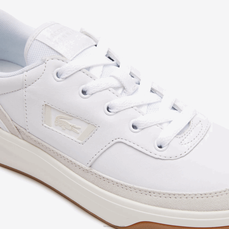 Жене лацосте к гооп г80 кожне патике 86882760 бело и бело 65т