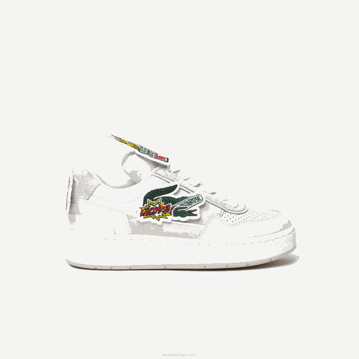 Жене кожне патике аце цлип 86882703 бела 21г Lacoste