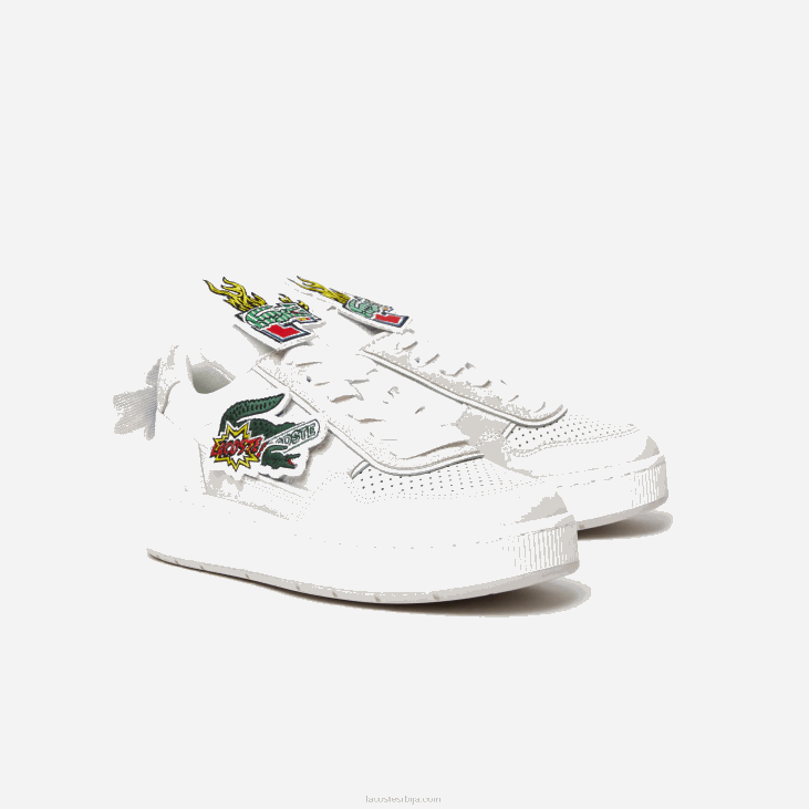 Жене кожне патике аце цлип 86882703 бела 21г Lacoste