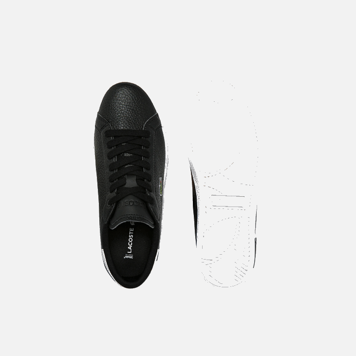 Жене поверцоурт кожне и синтетичке патике 86882721 црно-бело 312 Lacoste