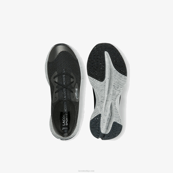 Жене рун спин еко текстилне патике 86882726 црно-бело 454 Lacoste