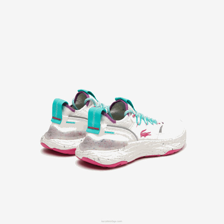 Жене ре-цомфор синтетичке и текстилне патике 86882739 бела и црвена 286 Lacoste