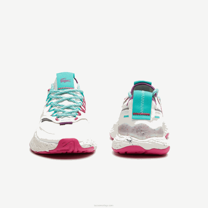 Жене ре-цомфор синтетичке и текстилне патике 86882739 бела и црвена 286 Lacoste