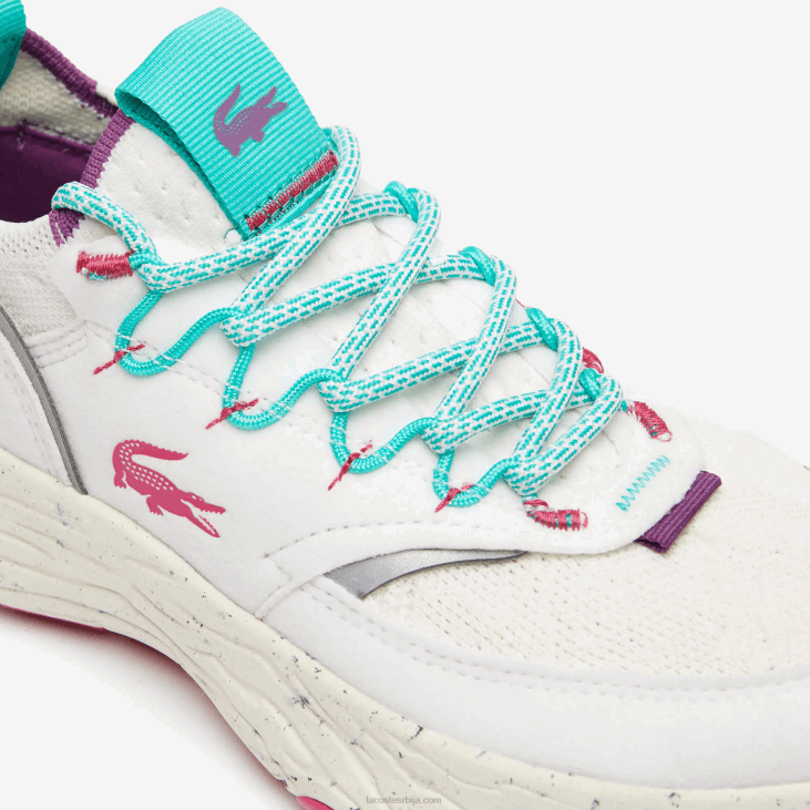 Жене ре-цомфор синтетичке и текстилне патике 86882739 бела и црвена 286 Lacoste