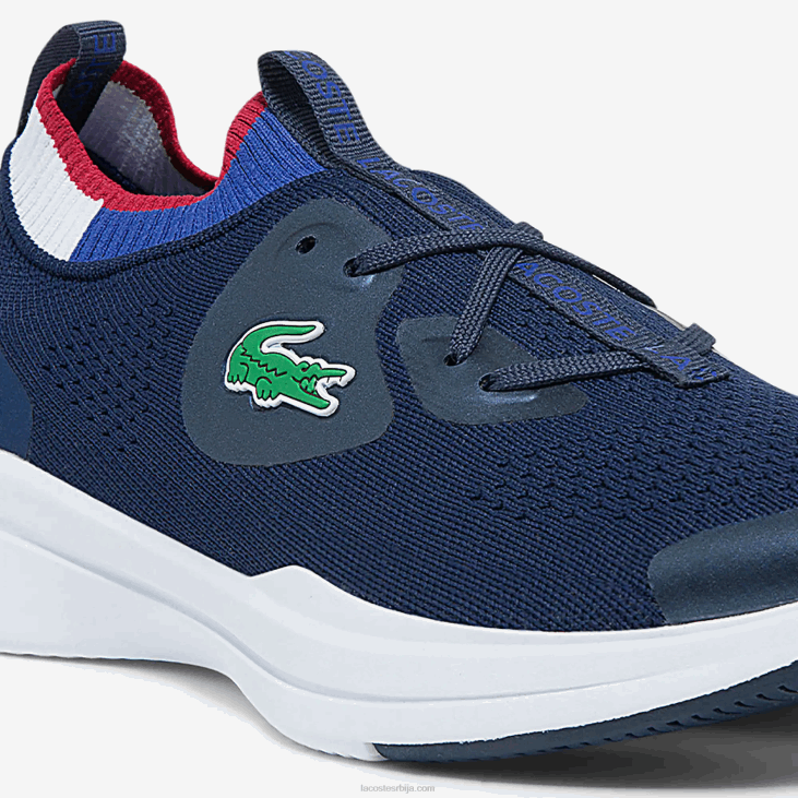 Жене рун спин плетене текстилне патике 86882742 морнарско-бела 092 Lacoste