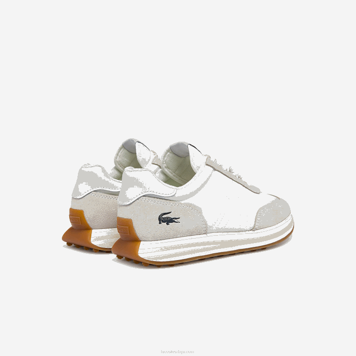 Жене л-спин текстилне патике са златним акцентом 86882744 бела 21г Lacoste