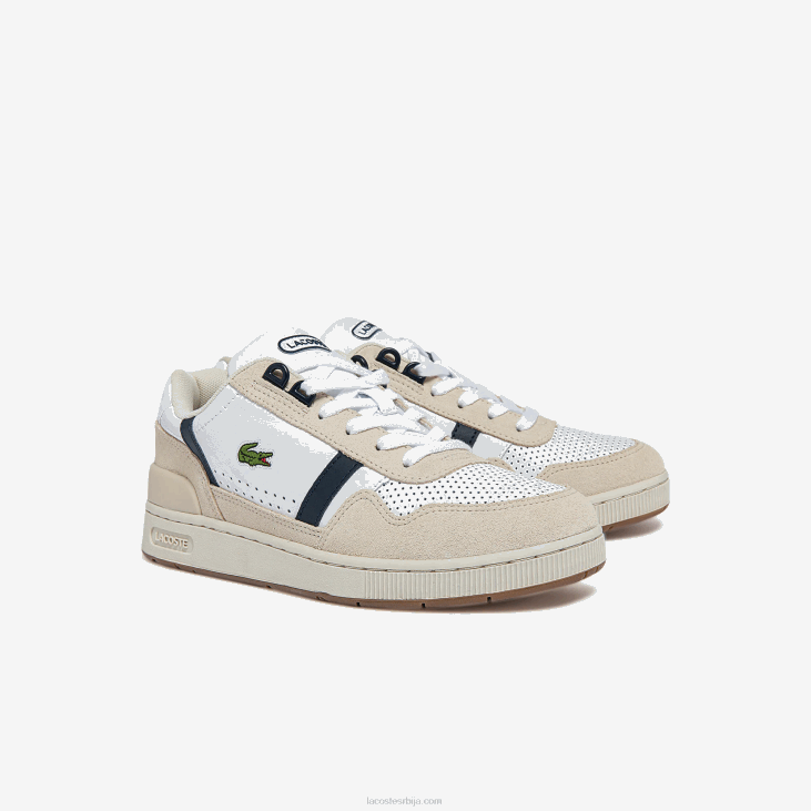 Жене т-цлип ролан-гарос патике 86882747 бела и тамноплава 042 Lacoste