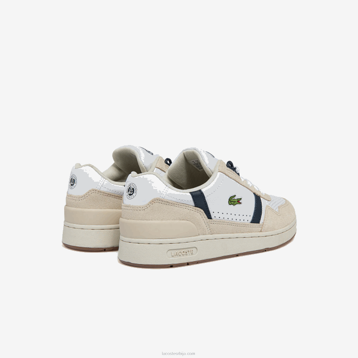 Жене т-цлип ролан-гарос патике 86882747 бела и тамноплава 042 Lacoste