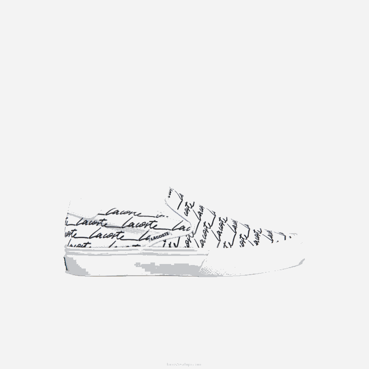 Жене скок служити платну одштампан слип он 86882707 бело и бело 65т Lacoste