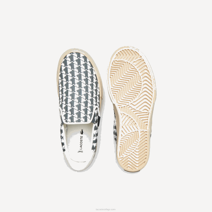 Жене скок служити текстил слип он 86882723 офф вхите & вхите 03а Lacoste