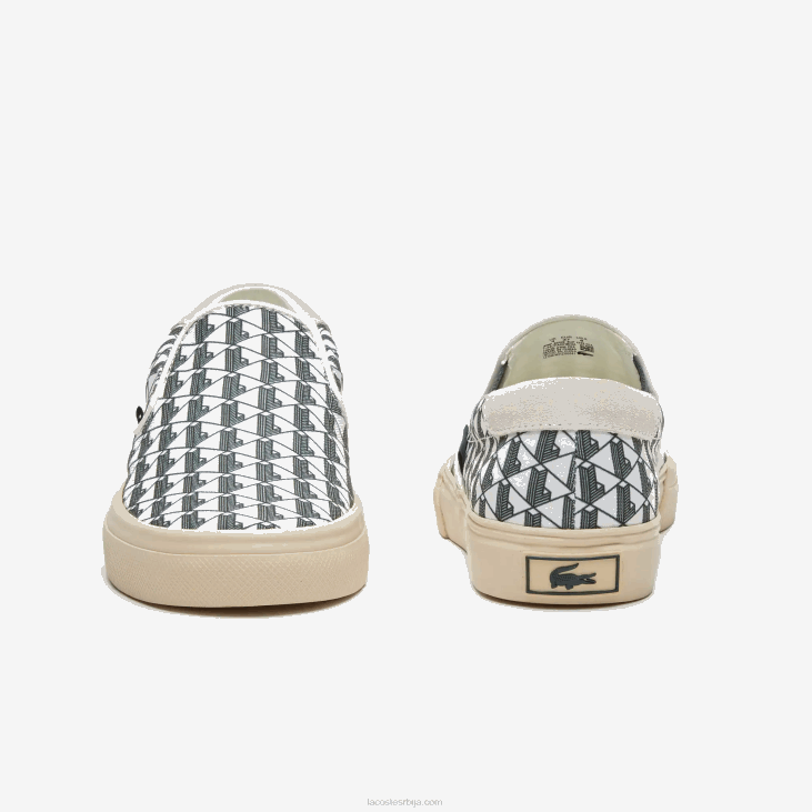 Жене скок служити текстил слип он 86882723 офф вхите & вхите 03а Lacoste