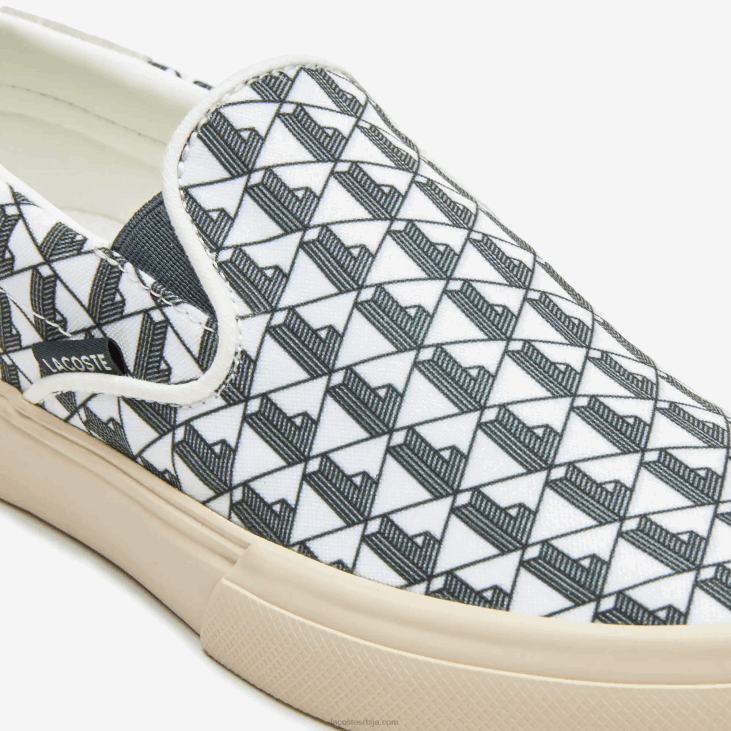 Жене скок служити текстил слип он 86882723 офф вхите & вхите 03а Lacoste