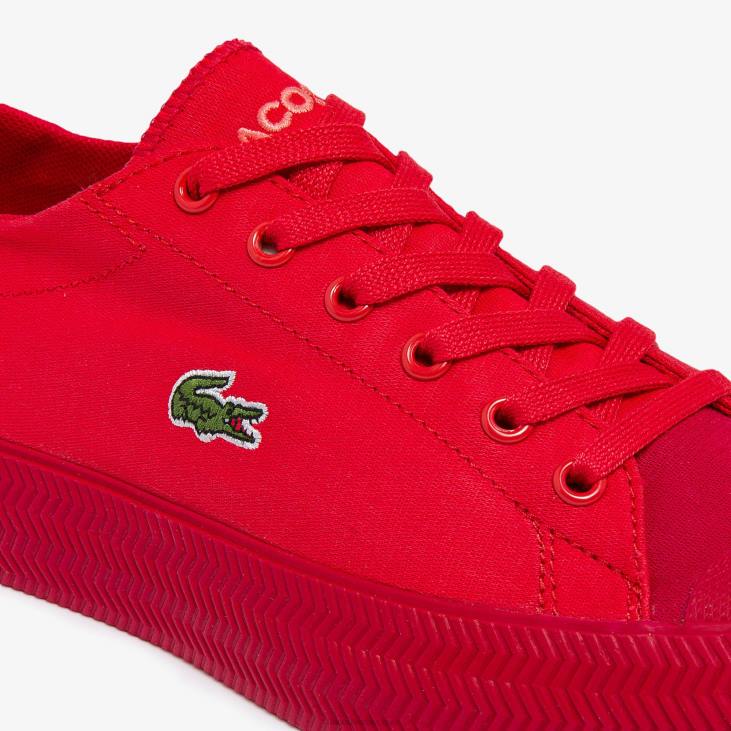 Жене грипсхот платнене патике у тоновима 86882748 црвена црвена рр1 Lacoste