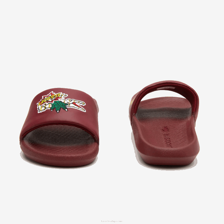 Жене кроко синтетички тобогани 86882706 бордо жута амр Lacoste