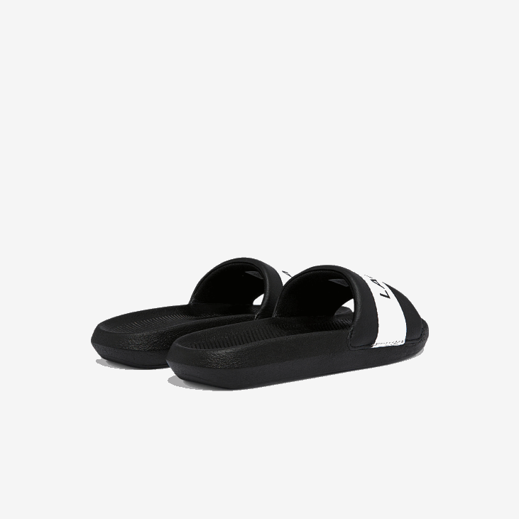 Жене кроко синтетички и текстилни тобогани 86882709 црно-бело 312 Lacoste