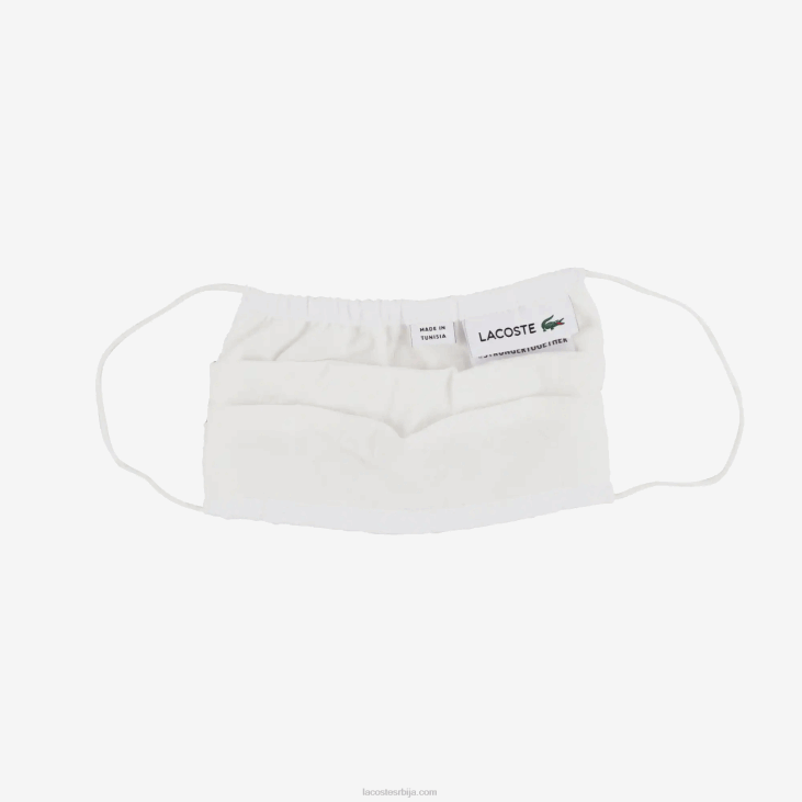 клинци паковање од 3 заштитне маске за лице у памуку 86883280 морнарско плава црвена бела дб3 Lacoste