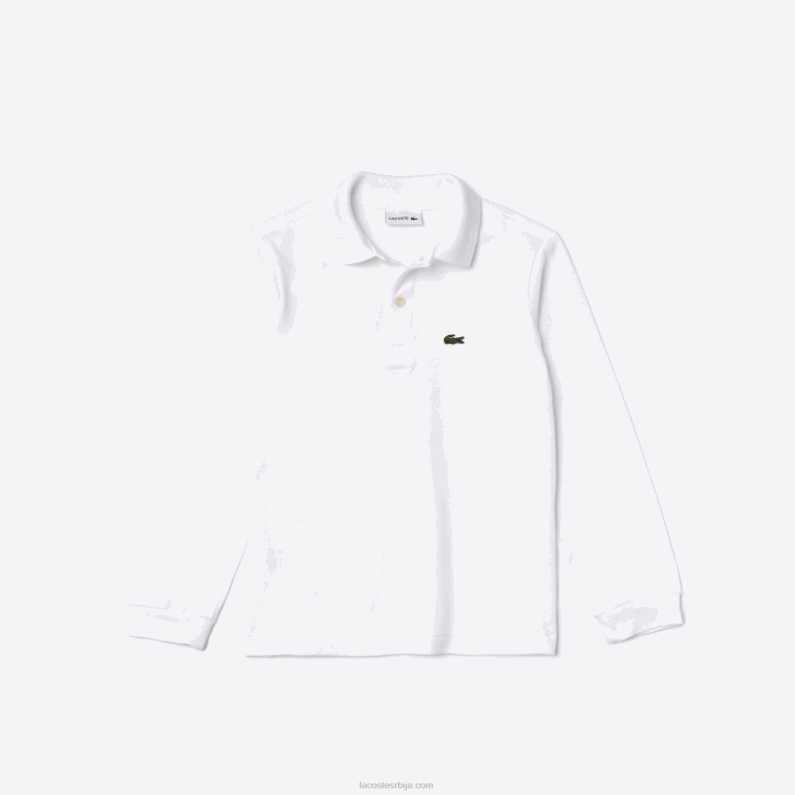 клинци регулар фит петит пикуе поло 86882944 бела 001 Lacoste